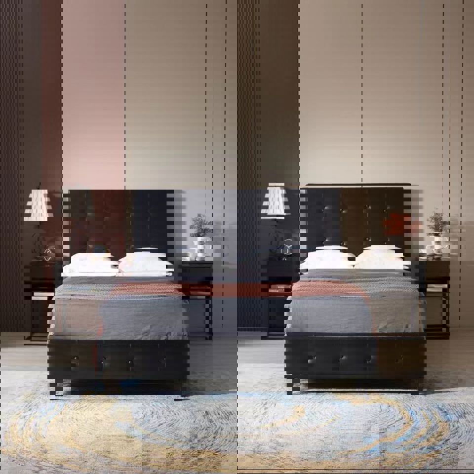 9530 Chocolate Queen bed